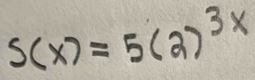 5(x)=5(2)^3x