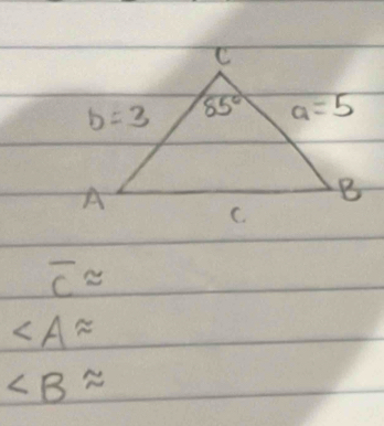 overline capprox
∠ Aapprox
∠ Bapprox