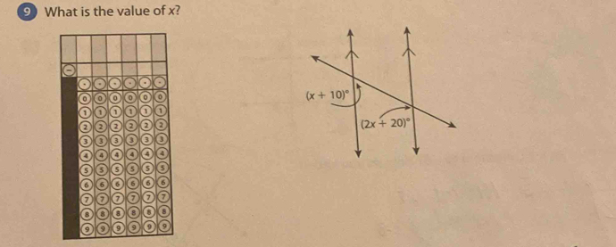 What is the value of x?