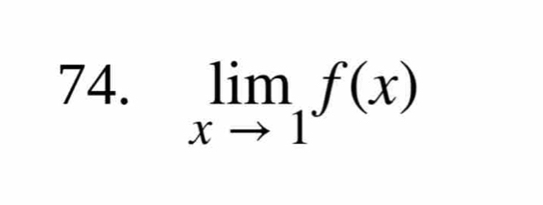 limlimits _xto 1f(x)