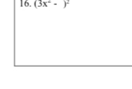 (3x^2-)^2