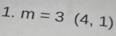 m=3(4,1)