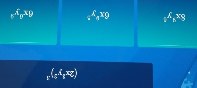 6^(wedge)9^xx9
_ 6* 9
9^(wedge)6^X8
_varepsilon (_ZA_gx_Z)