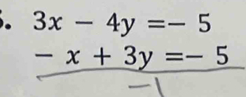 x +3y= ,