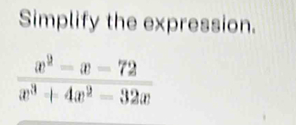 Simplify the expression.