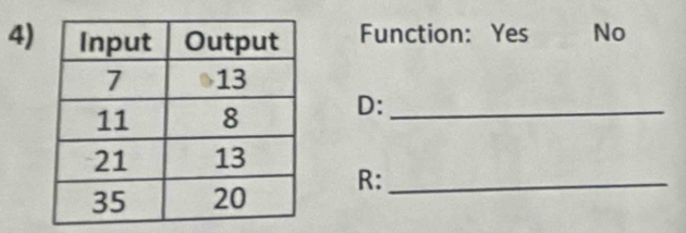 Function: Yes No
D:_
R:_