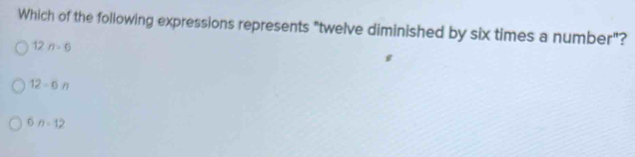 Solved: Which of the following expressions represents 