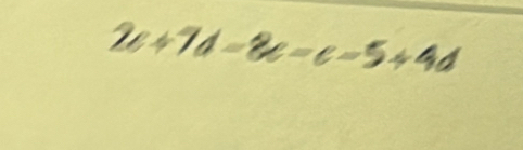 2c+1d-8c=c-5+4d