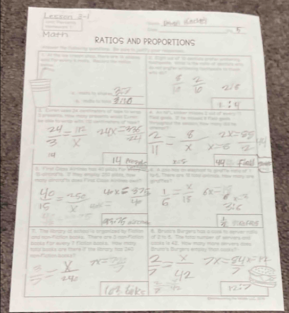 Lesson 2-1 
_ 
_ 
= Perse= 
_ 
Math RATIOS A