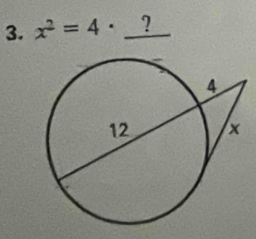 x^2=4· _  _ ?