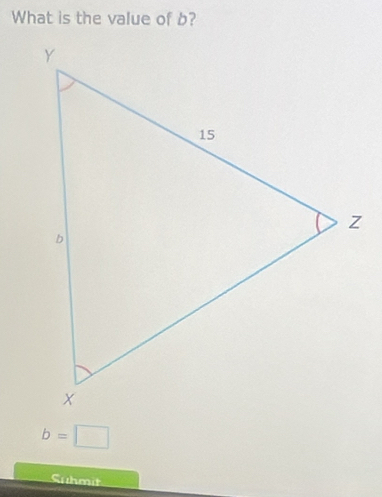 What is the value of b?
b=□
Suhmit