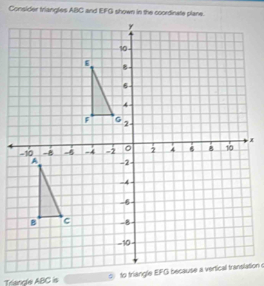 Triancle ABC is