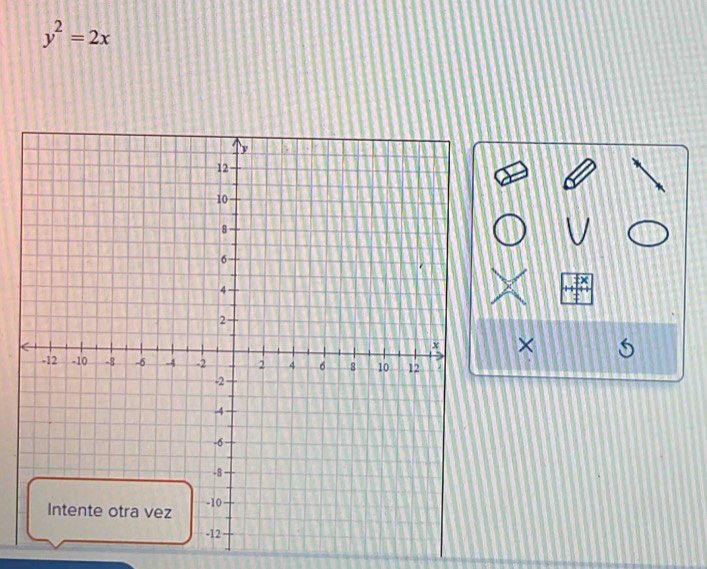 y^2=2x
×