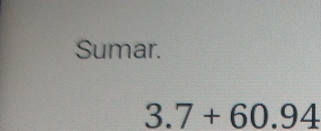 Sumar.
3.7+60.94