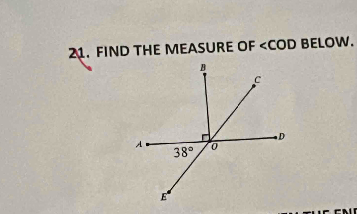 FIND THE MEASURE OF