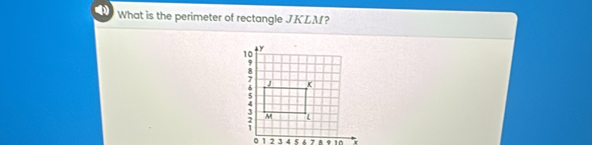 What is the perimeter of rectangle JKLM?