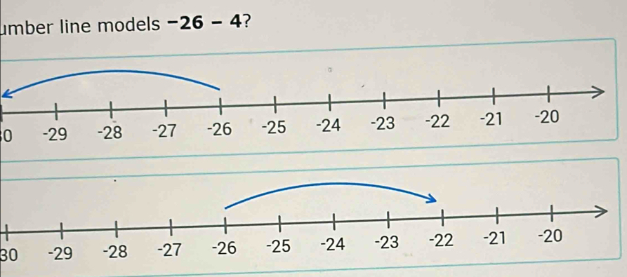 umber line models -26-4
0
30