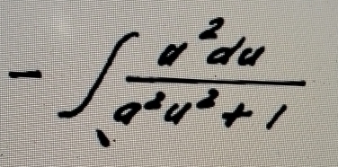 -∈t  u^2du/u^2u^3+1 