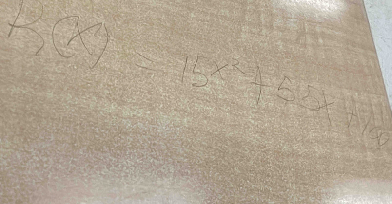 B(x)=15x^2+55+55x