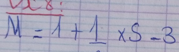 overline M=1+1* 5-3