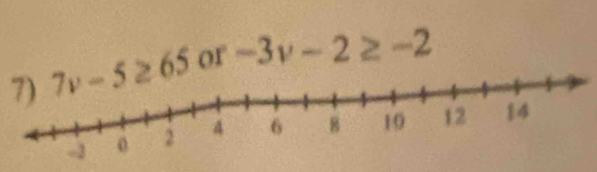 or -3v-2≥ -2