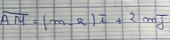 overline AM=(m-sqrt(l)+2moverline m