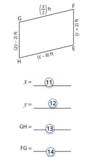 x= 11
y= 12
GH= _13
FG=
_14