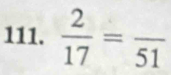  2/17 =frac 51