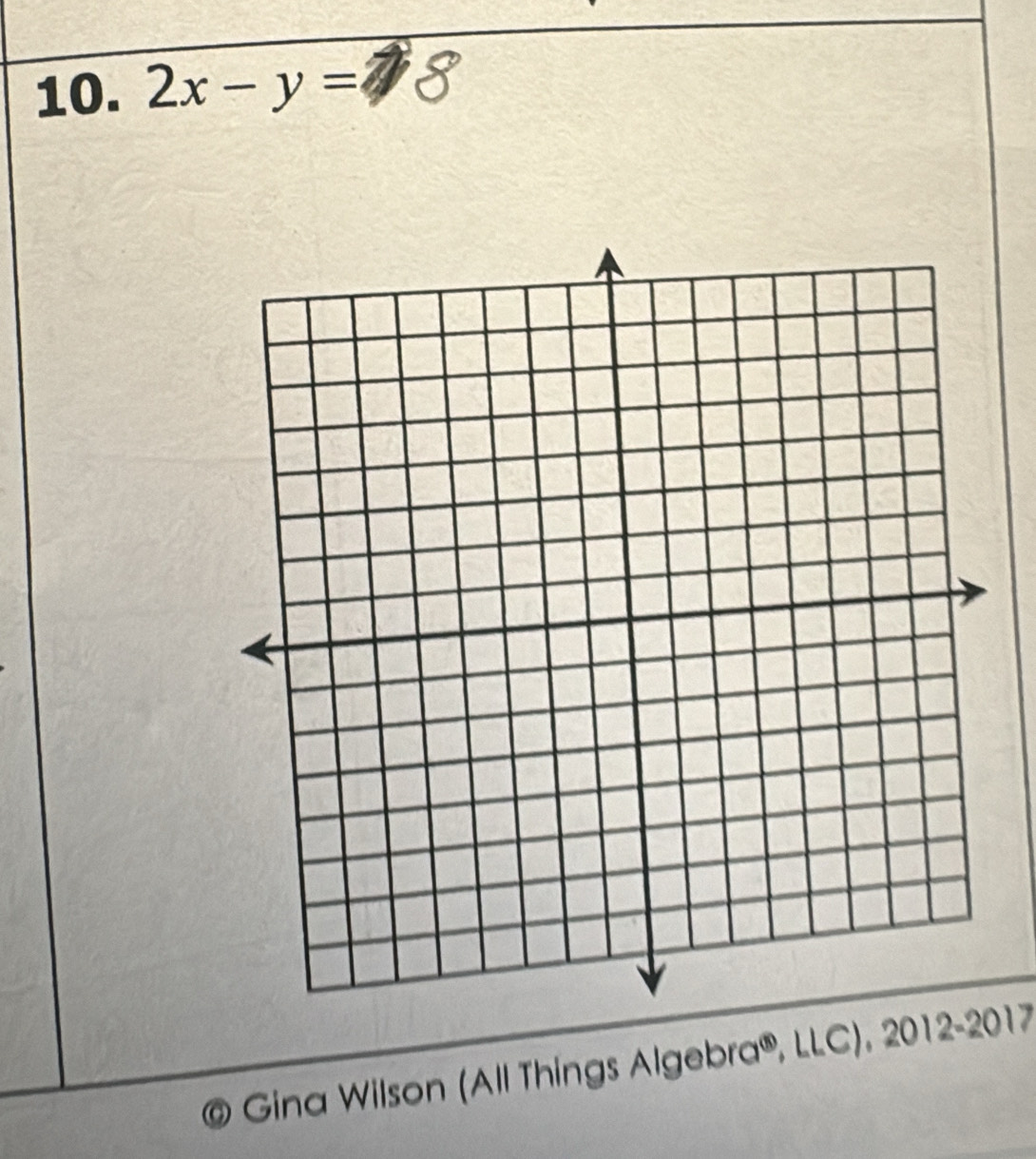 2x-y=
@ Gina Wilson (All Things Algebra®, LC), 2012-2017