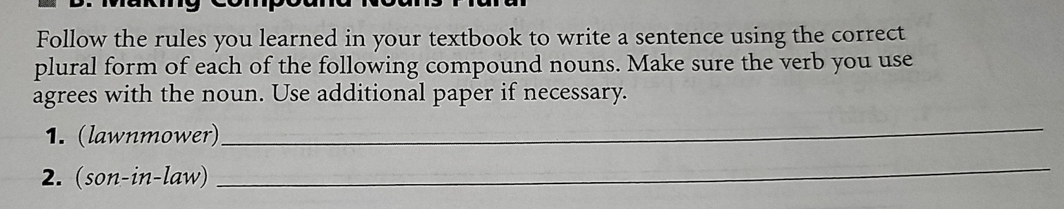 Solved: Follow the rules you learned in your textbook to write a ...