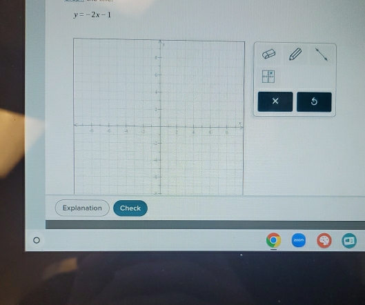 y=-2x-1
× 5 
Explanation Check