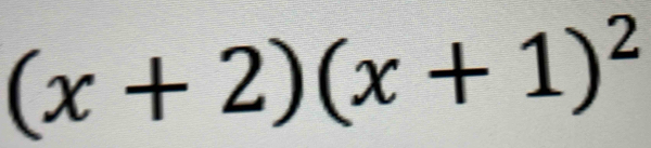 (x+2)(x+1)^2