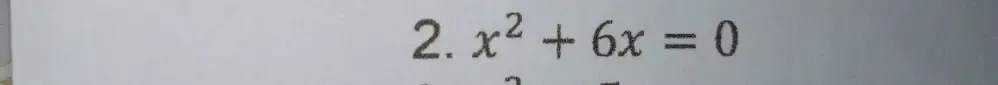 x^2+6x=0