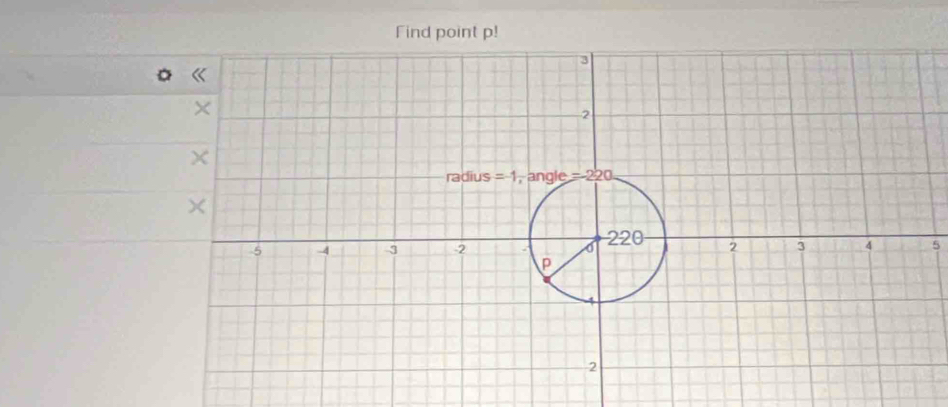 Find point p!
5