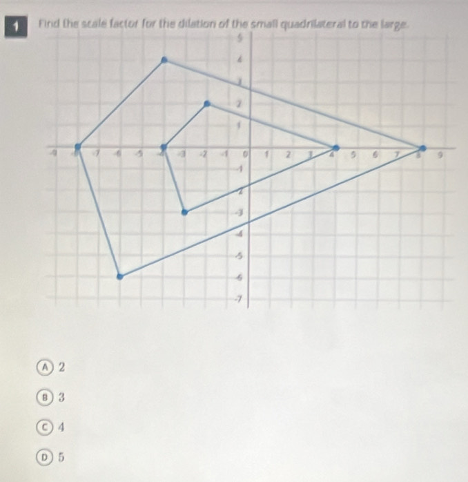 A 2
8) 3
C 4
D5