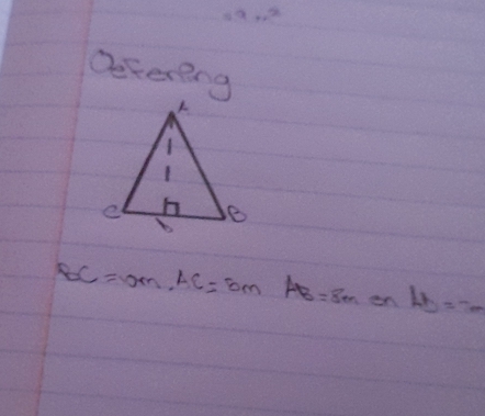 =9x^2
Occering
BC=0m, AC=5mAB=8m on AD=--