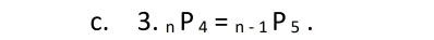 3._nP_4=_n-1P_5.