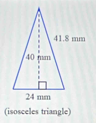 (isosceles triangle)