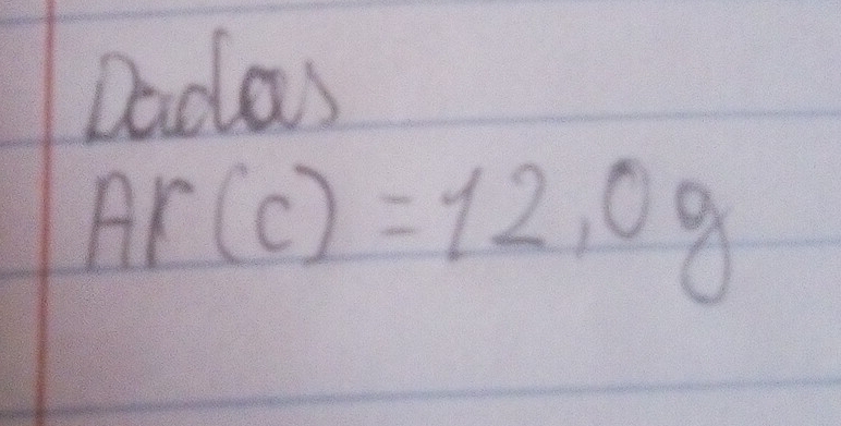 Daclas
Ar(c)=12.)=1