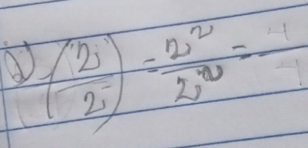 ( 2/2 )= 2^2/2^2 =frac 1