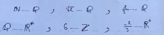 a v·s 4,sqrt(2),  2/3 ,·s  Q
R^*, 6-Z,  (-2)/3 -R^+