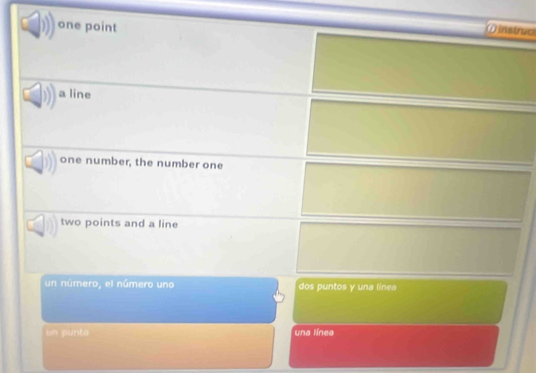 Solved: one point Øinstruc a line one number, the number one two points ...