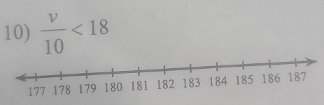  v/10 <18</tex>