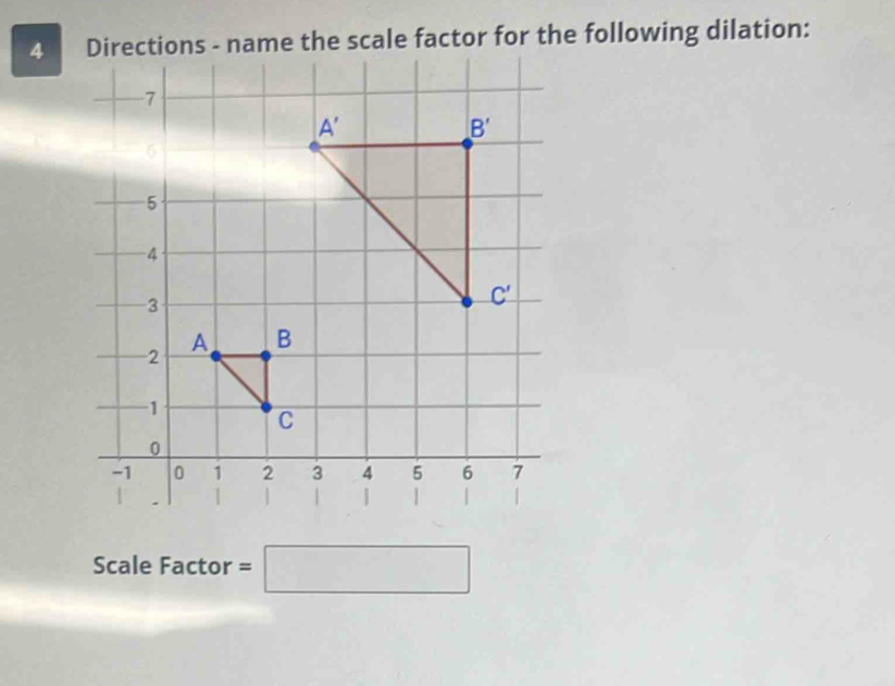 Scale Factor =□