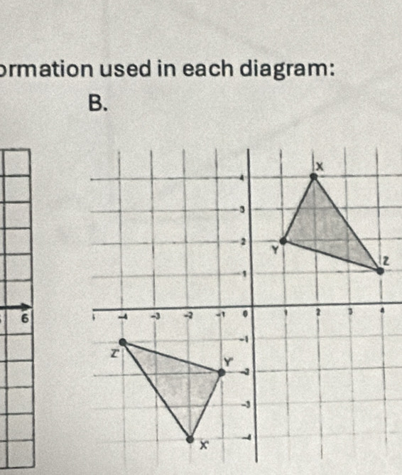 ormation used in each diagram: 
B. 
6