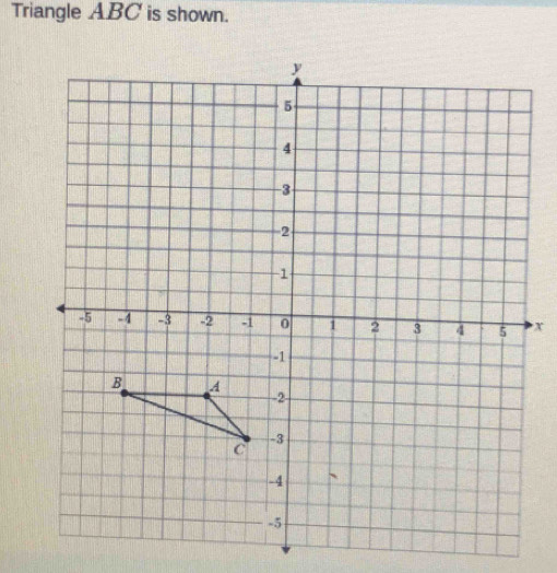 Triangle ABC is shown.