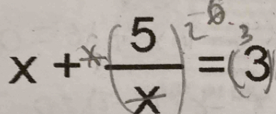 x + →= 3