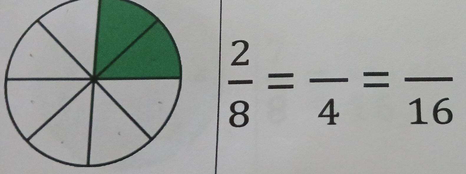  2/8 =frac 4=frac 16