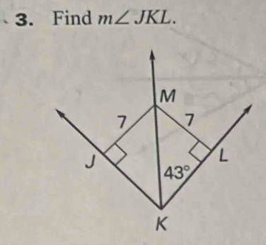 Find m∠ JKL.