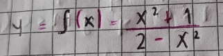 y=f(x)= (x^2+1)/2-x^2 